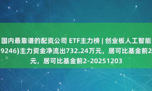 国内最靠谱的配资公司 ETF主力榜 | 创业板人工智能ETF富国(159246)主力资金净流出732.24万元,居可比基金前2-20251203